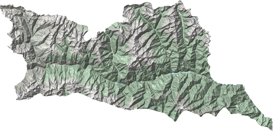 玉麥鄉地形圖
