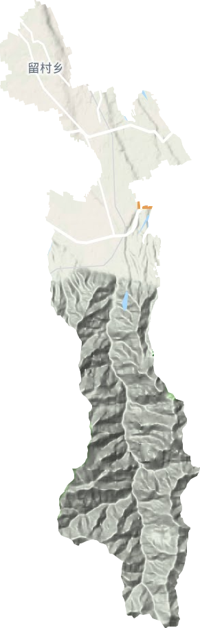 引鎮街道地形圖