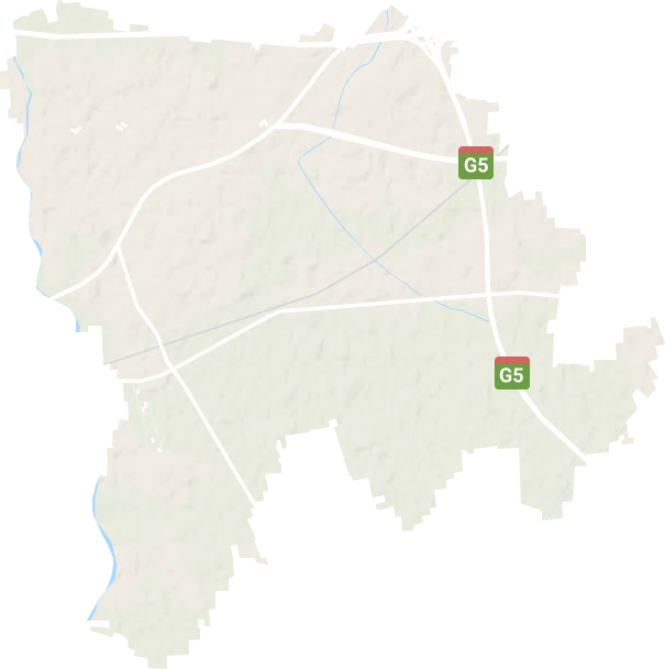 斗門街道地形圖