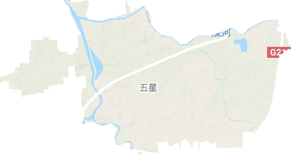 五星街道地形圖