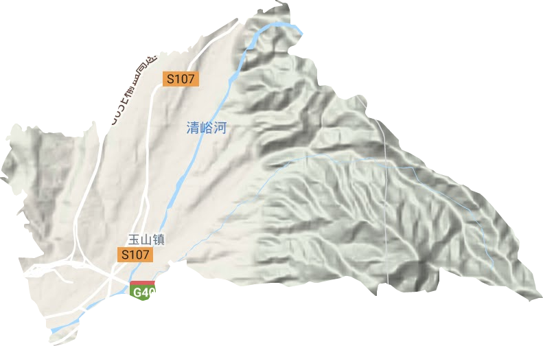 玉山鎮地形圖