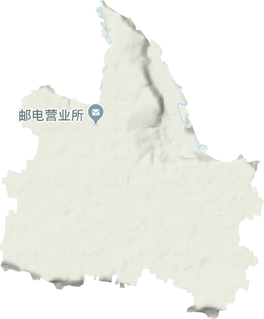 棗林鎮地形圖