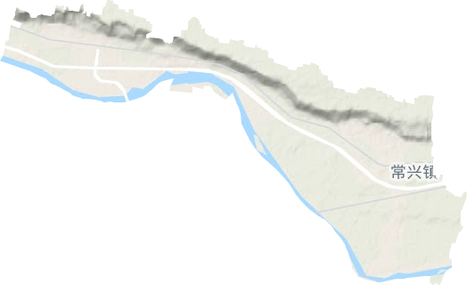 常興鎮(zhèn)地形圖
