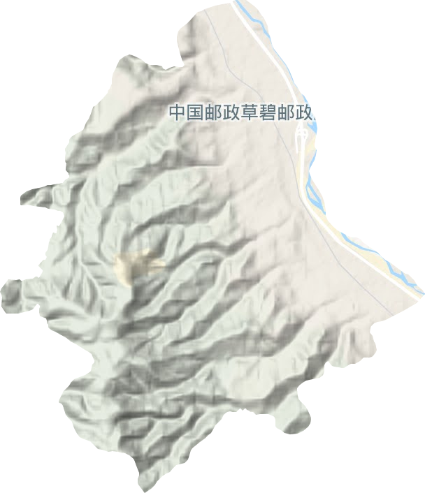 水溝鎮地形圖