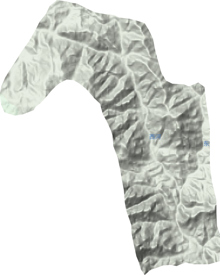 辛家山林業場地形圖
