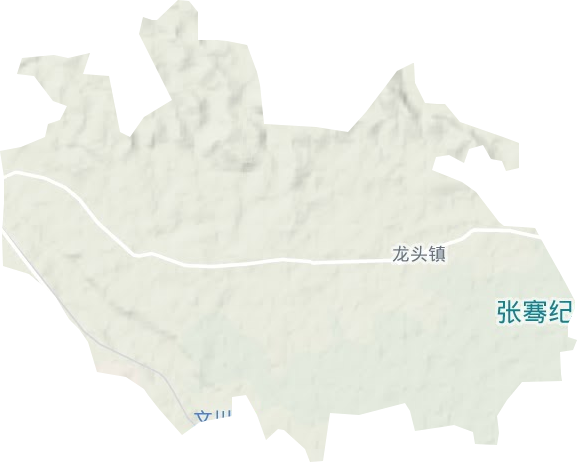 龍頭鎮(zhèn)地形圖