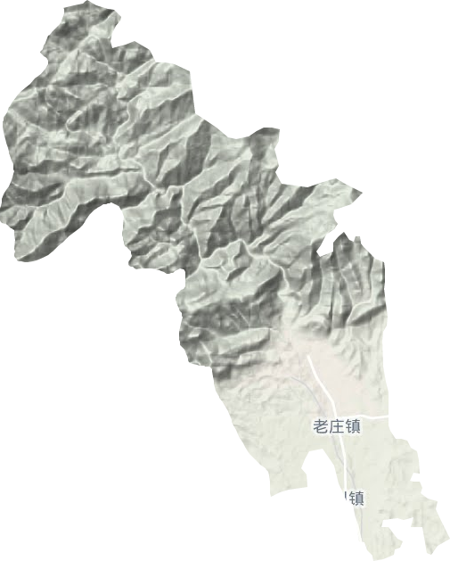老莊鎮地形圖