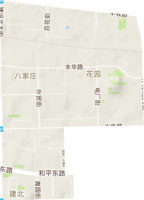建北街道地形圖