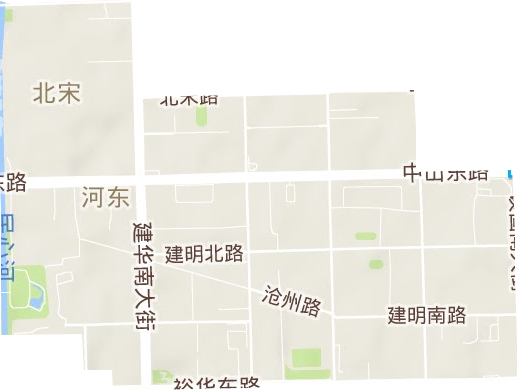 河東街道地形圖