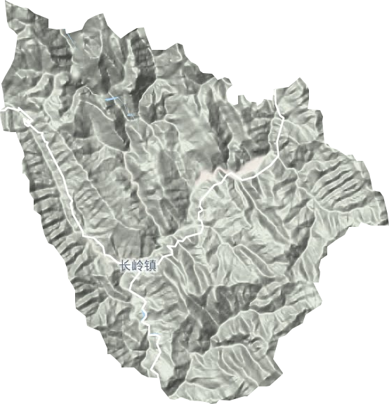 長嶺鎮(zhèn)地形圖
