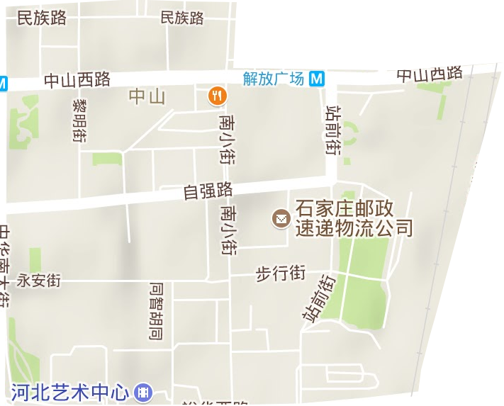 中山街道地形圖