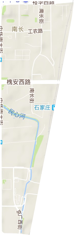 南長街道地形圖