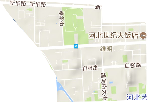 維明街道地形圖