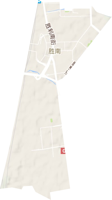 匯通街道地形圖