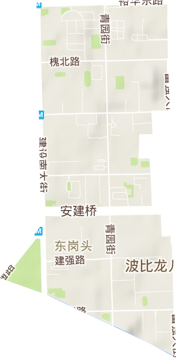 裕華路街道地形圖