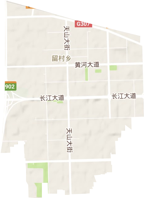 長江街道地形圖
