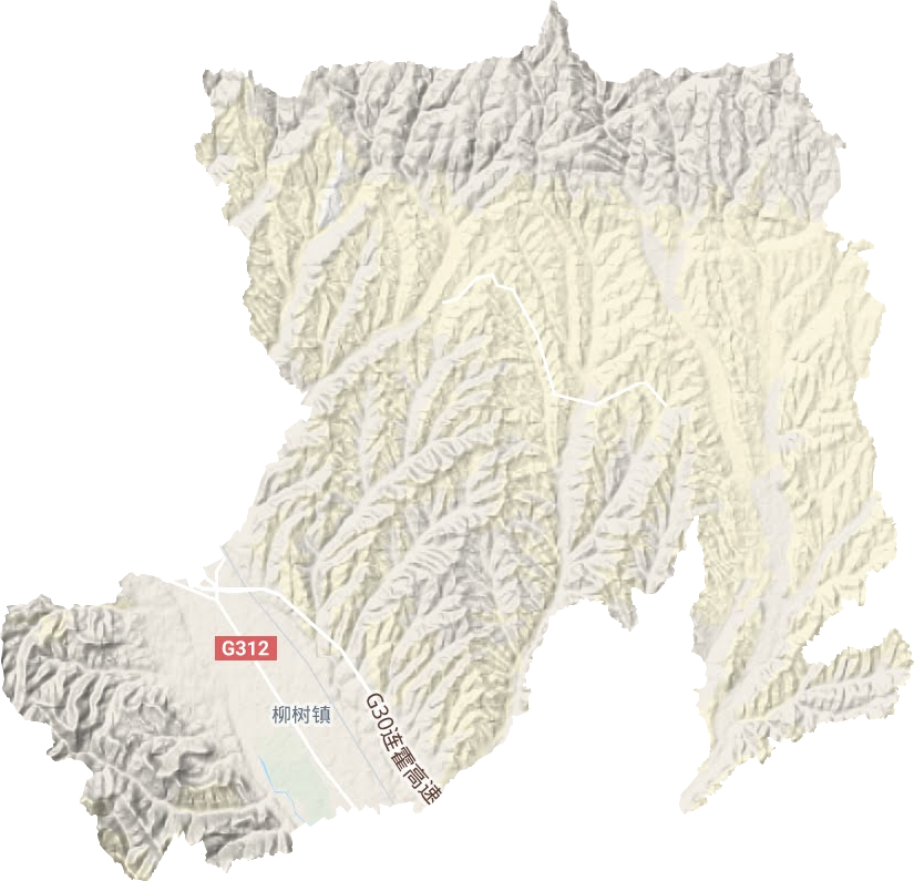 柳樹鄉地形圖