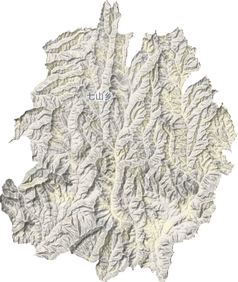 七山鄉地形圖
