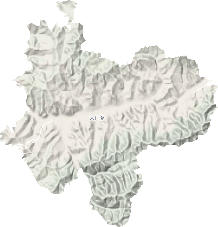 大門鄉地形圖