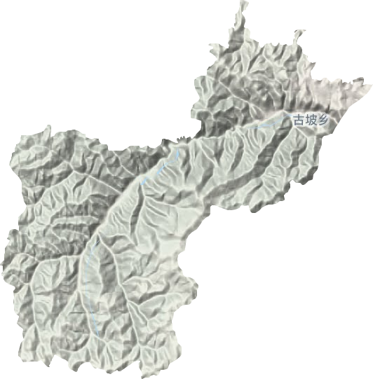 古坡鄉地形圖