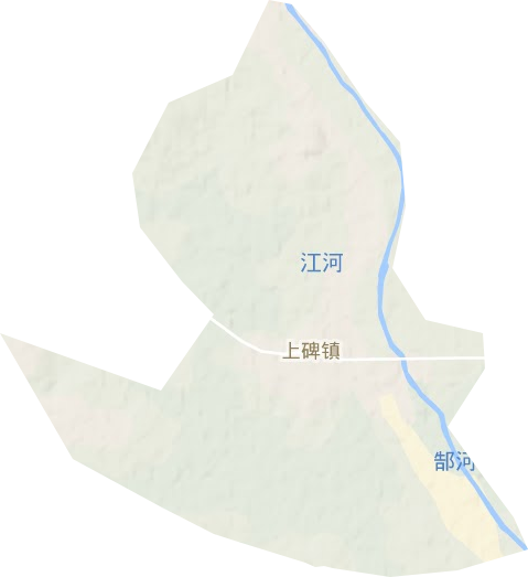 上碑鎮地形圖