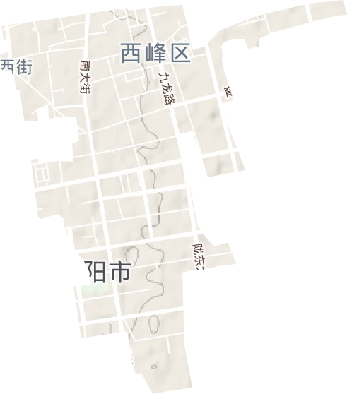 南街辦事處地形圖