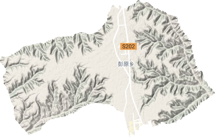 彭原鄉地形圖