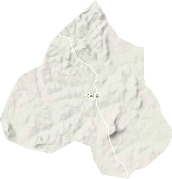 北河鄉地形圖