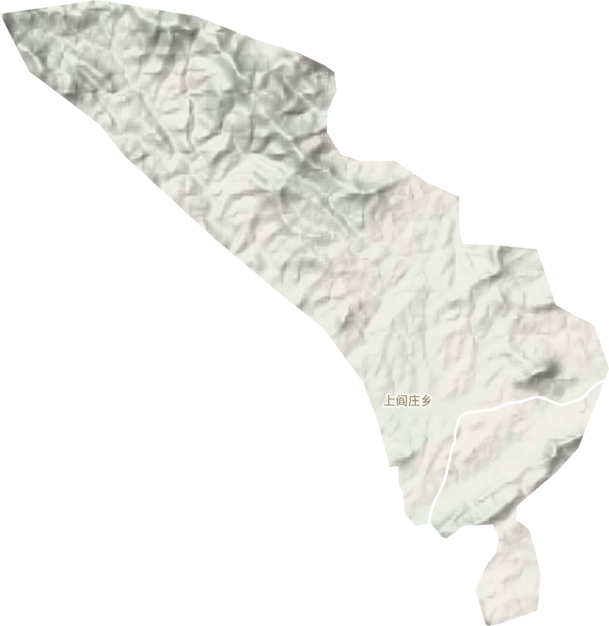 上閆莊鄉(xiāng)地形圖