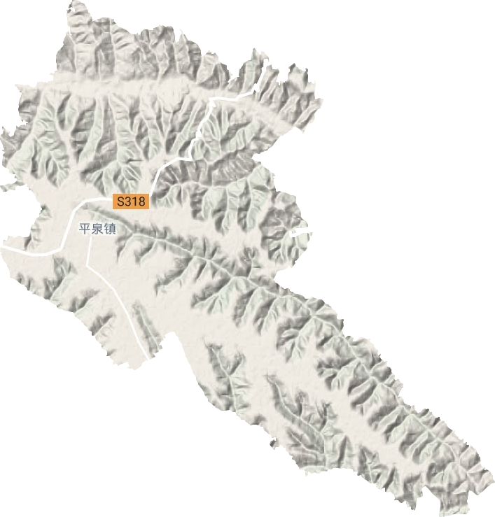 平泉鎮地形圖
