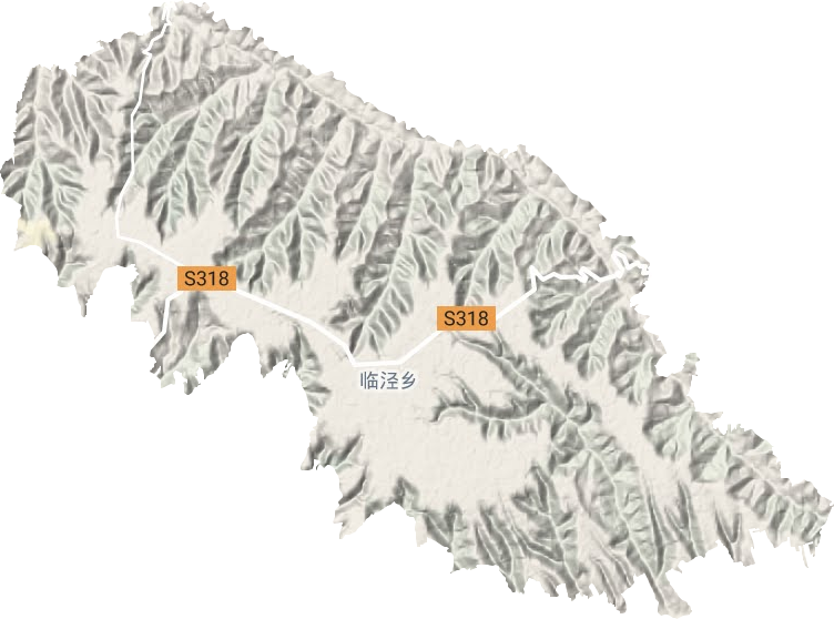 臨涇鄉地形圖