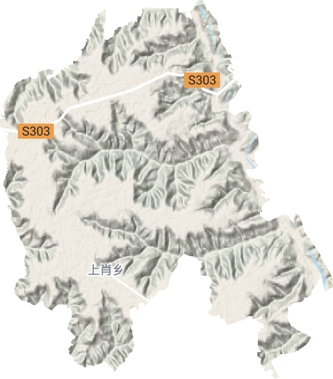上肖鄉地形圖