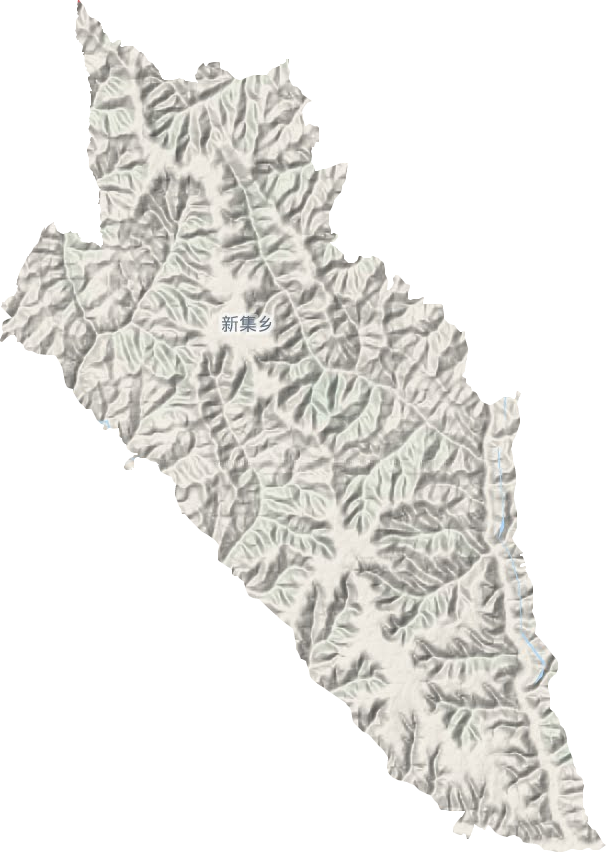 新集鄉地形圖