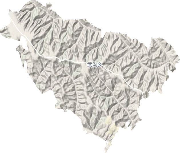 武溝鄉地形圖