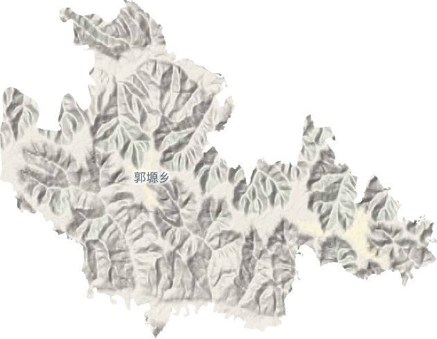 郭原鄉地形圖