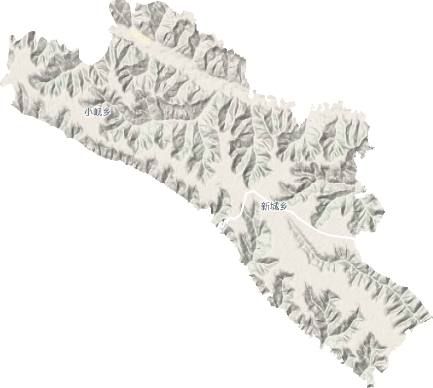 新城鄉地形圖