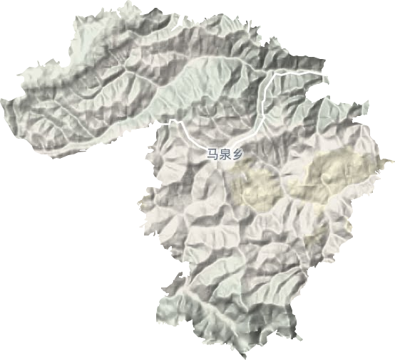 馬泉鄉地形圖