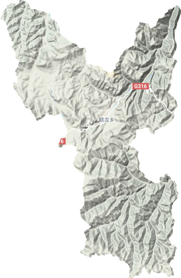 鎖龍鄉地形圖
