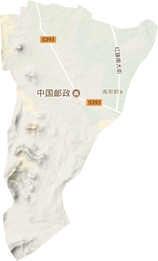 南邢郭鄉地形圖