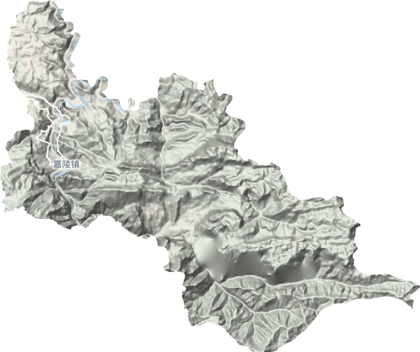 嘉陵鎮地形圖
