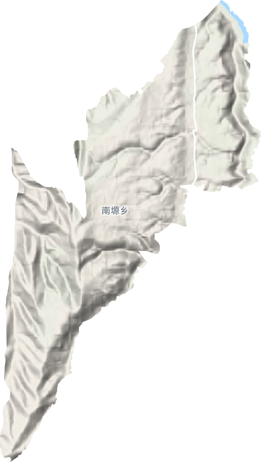 南塬鄉(xiāng)地形圖