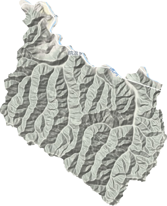 納浪鄉(xiāng)地形圖