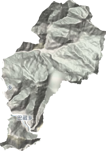 巴藏鄉地形圖