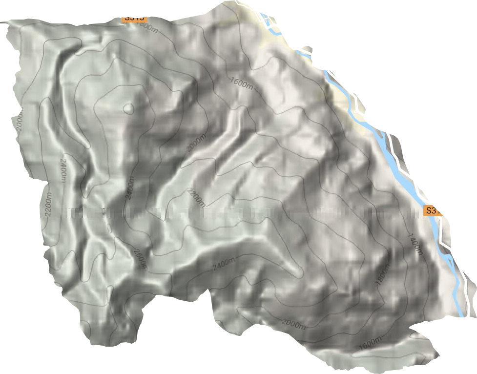 江盤鄉(xiāng)地形圖