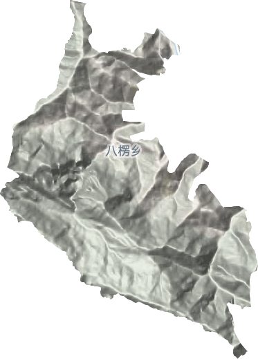 八楞鄉地形圖