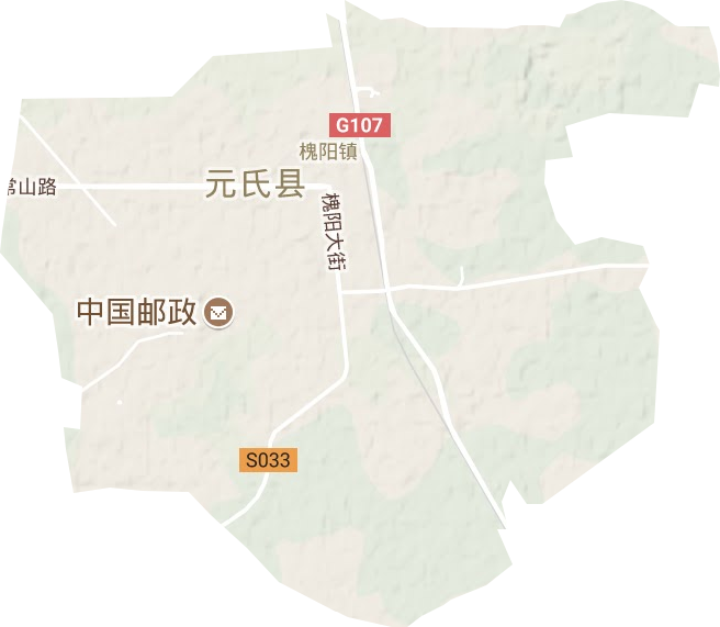 槐陽鎮(zhèn)地形圖