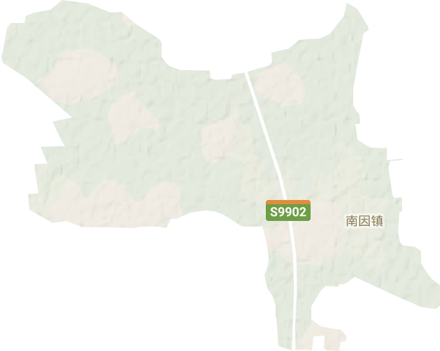 南因鎮地形圖
