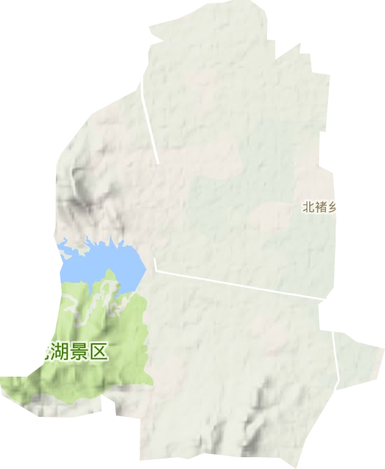 北褚鄉(xiāng)地形圖