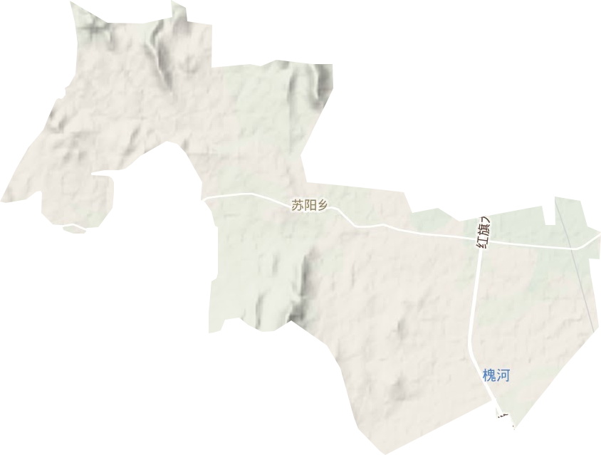 蘇陽鄉地形圖