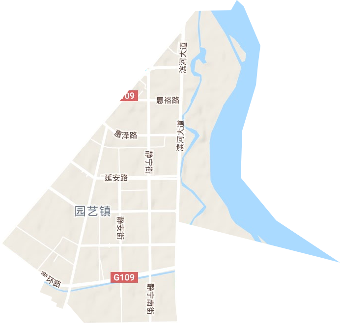 園藝鎮(zhèn)地形圖